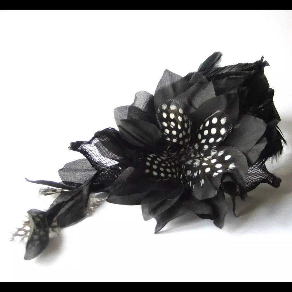 Colette Malouf Black Swan Headband